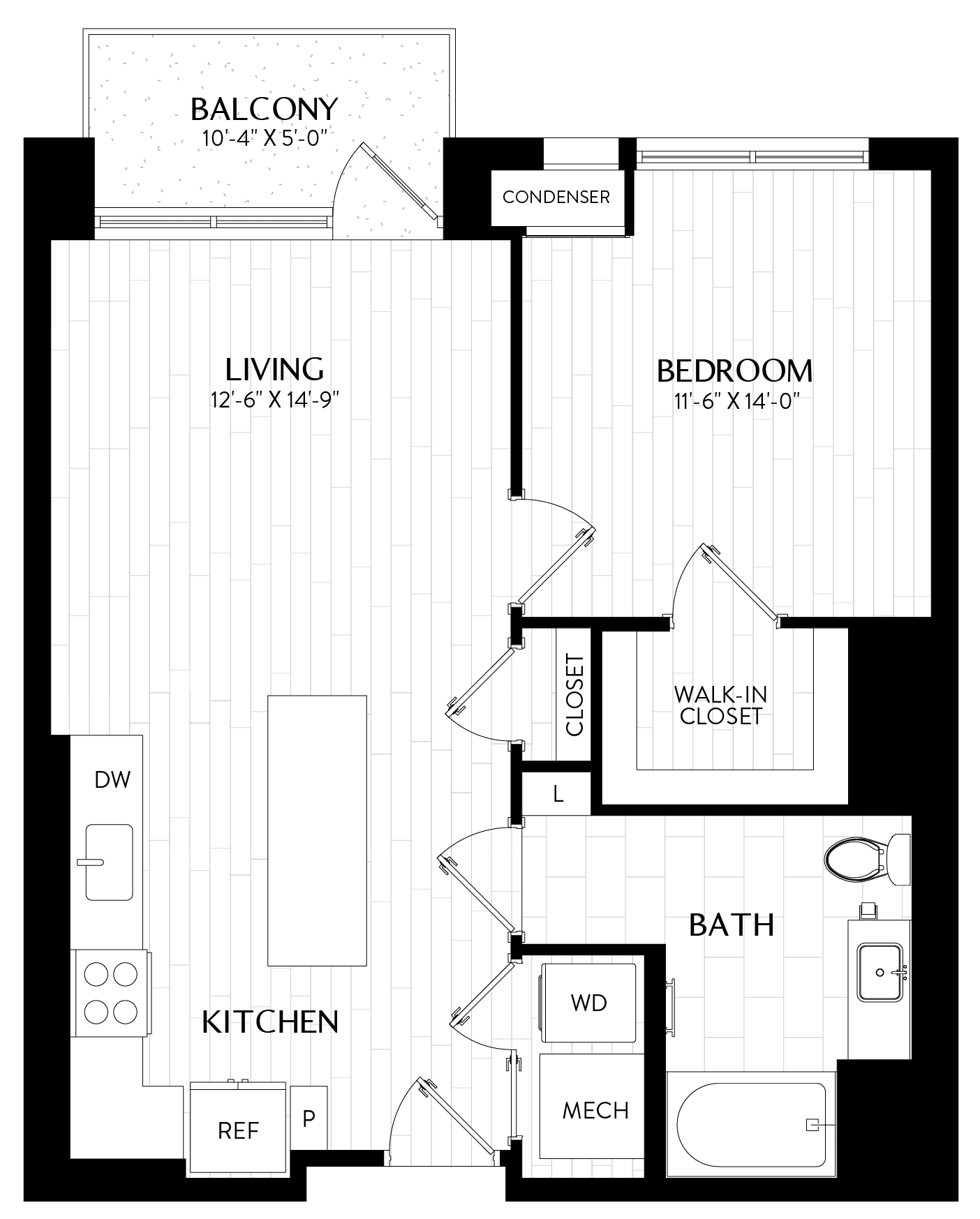 Floor Plan Image of Apartment Apt 0410